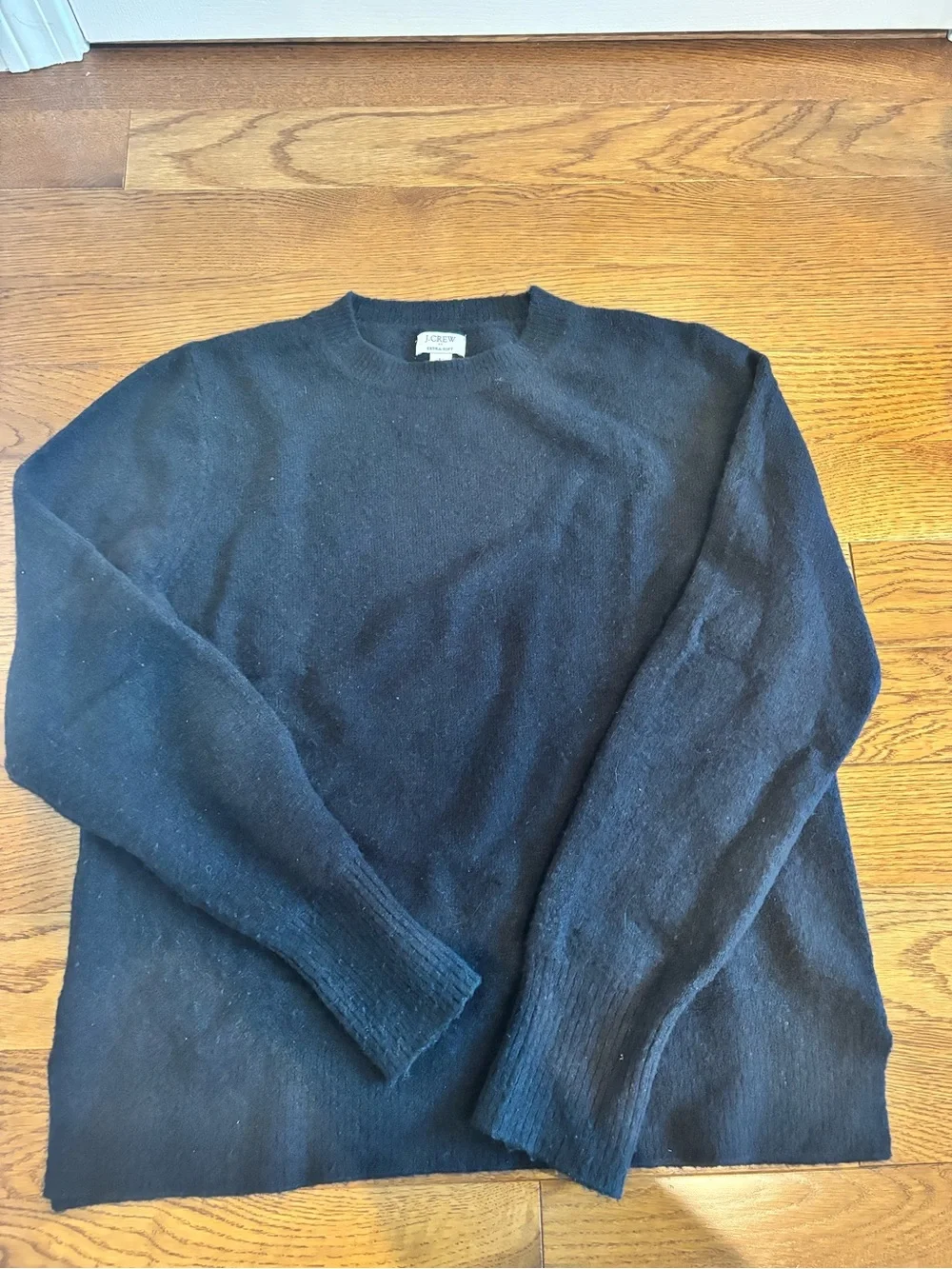 J. Crew women’s Black Crewneck Sweater extra soft